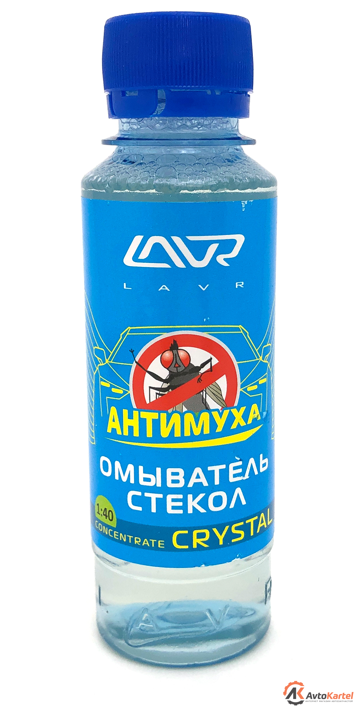 Омыватель стекол  концентрат Анти Муха Crystal    Glass Washer Concentrate Anti Fly 120мл
