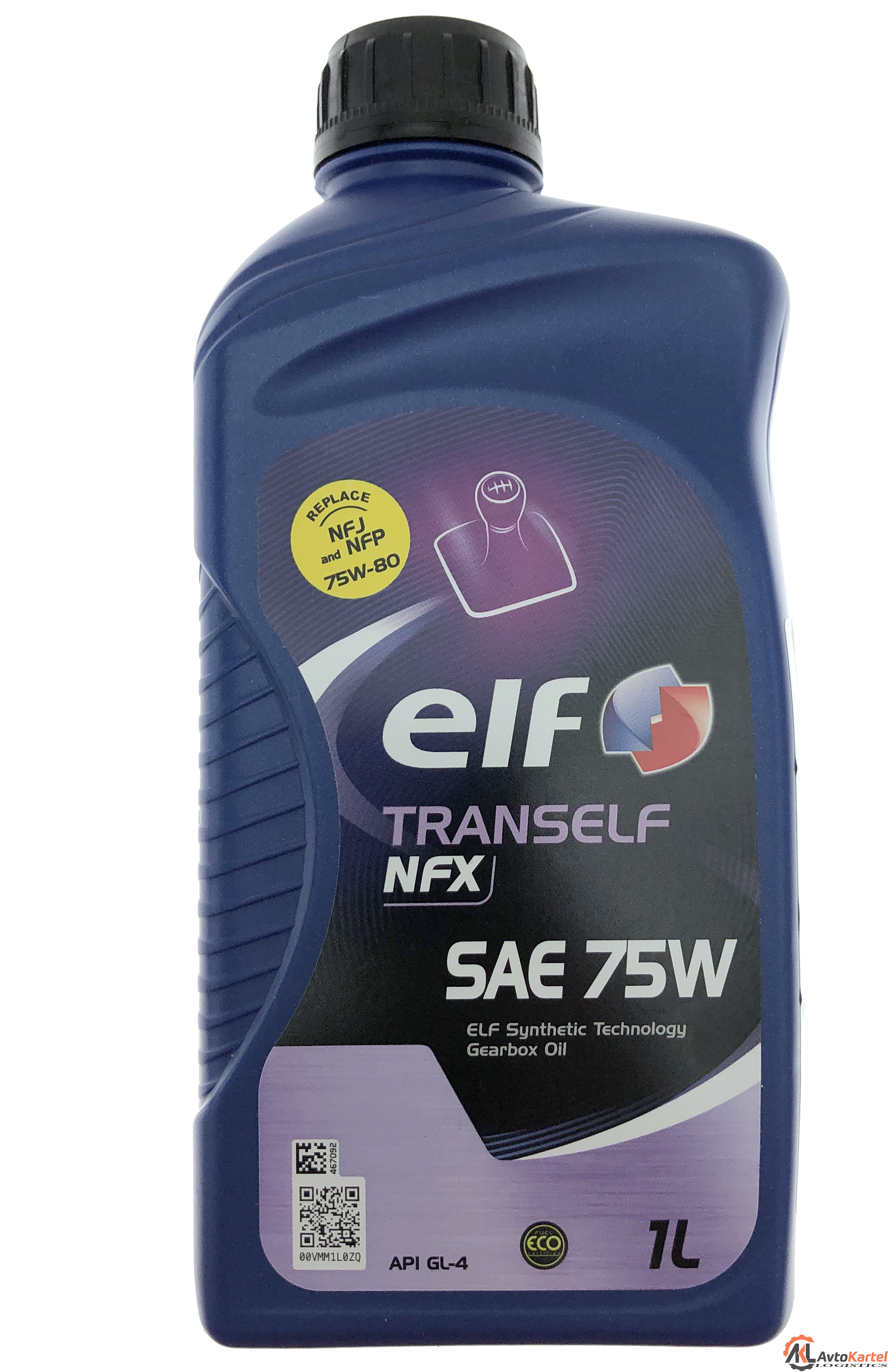 Трансмиссионное масло ELF Tranself NFX SAE 75W API GL-4 1л