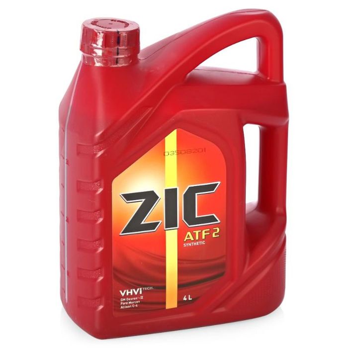 Трансмиссионное масло ZIC ATF 2, 4л 2381713