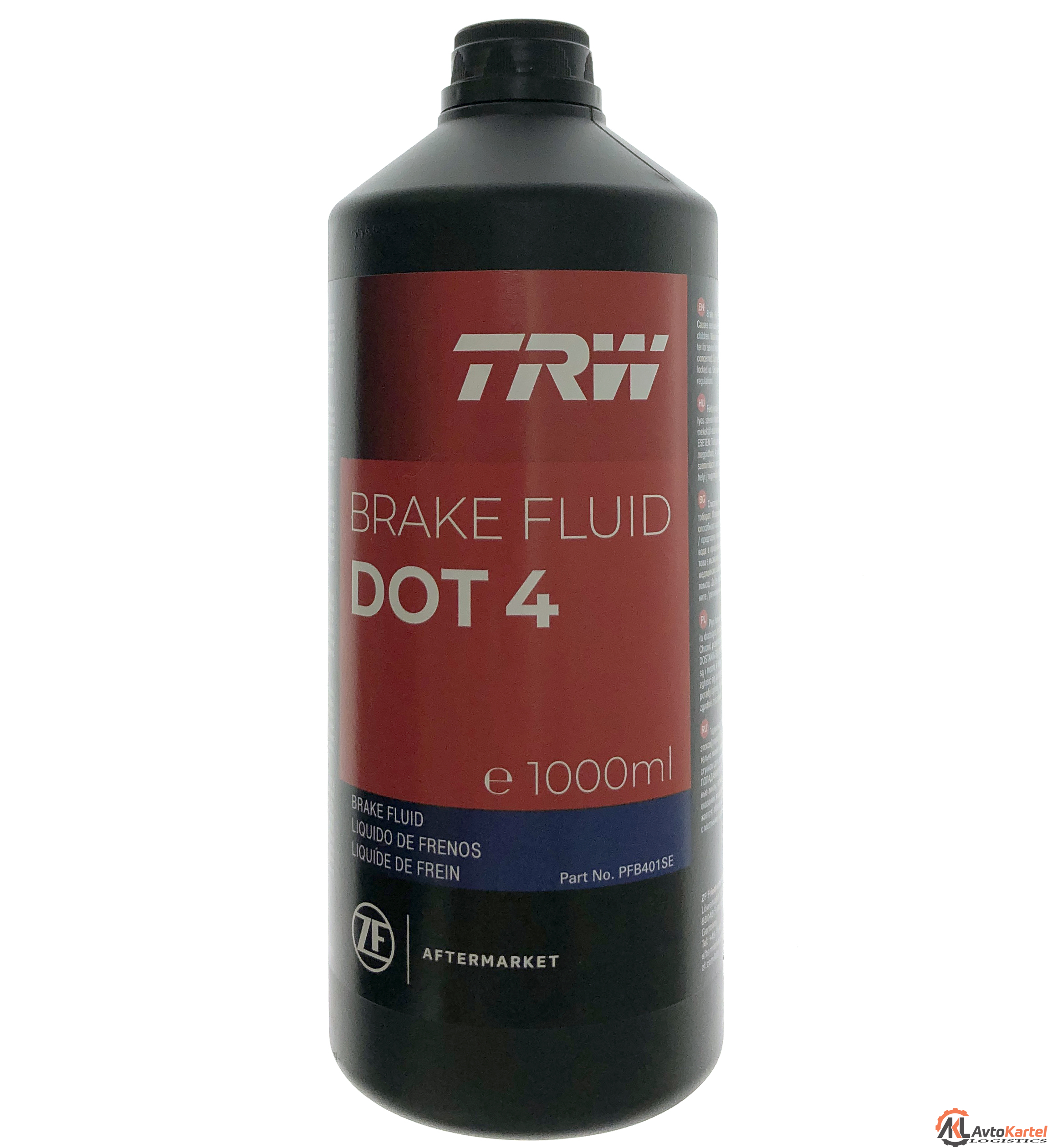Жидкость тормозная DOT 4 TRW  1л для авто c ABS
