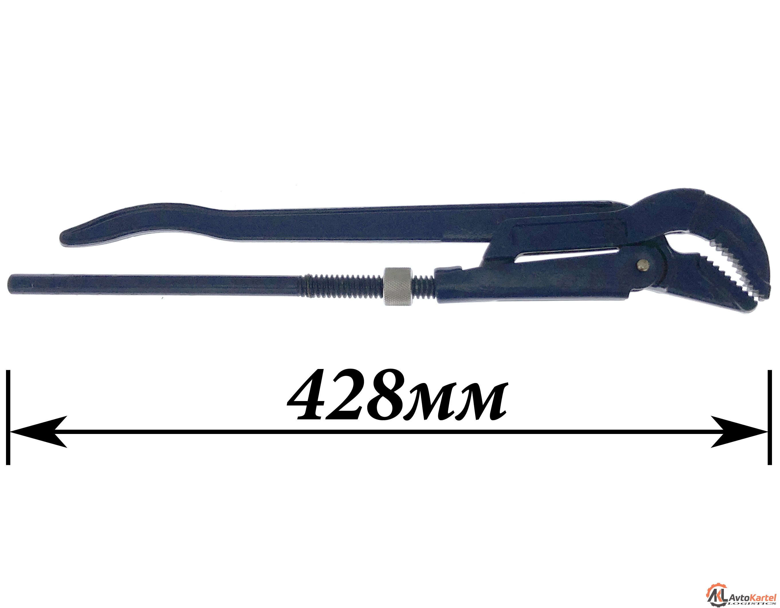 Ключ трубный рычажный 430мм 45° уценка