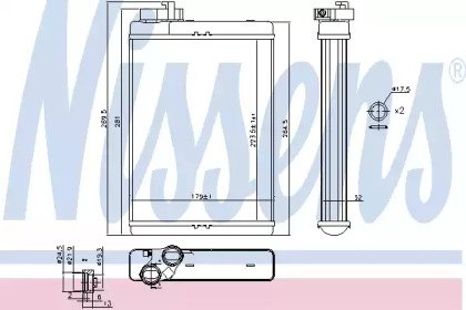 Радиатор отопителя AUDI A 4 / S 4 1.8 TFSI 07- 231