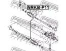 Пыльник рулевой рейки NISSAN SUNNY B14 1994.01-199 P11