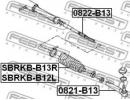 Пыльник рулевой рейки SUBARU IMPREZA G11 2000.02-2 12L