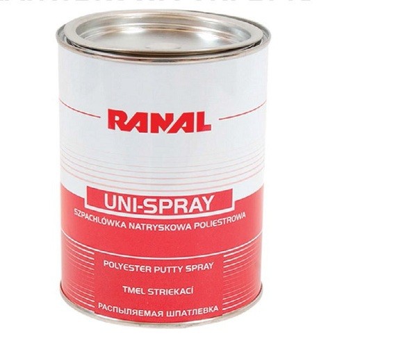 Шпатлевка 1,2 кг - полиэфирная распыляемая UNI-SPR 1-4