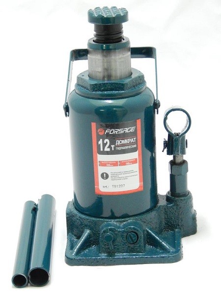 Домкрат бутылочный замена F-T91207 12 т, с клапано 207