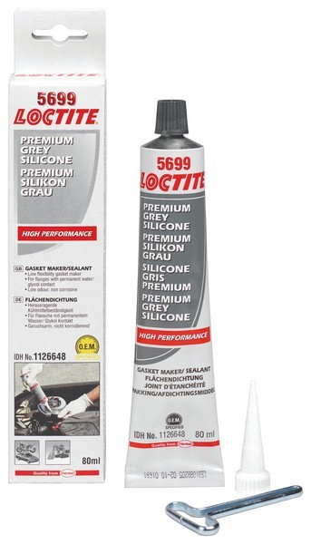 Герметик LOCTITE SI 5699 GY эластичный серый силик 022