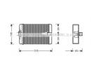 Радиатор отопителя MERCEDES-BENZ CLK (C208) 200 (2 250