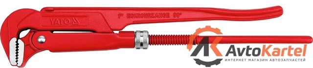 Ключ трубный переставной 25 мм, 90 градусов, длина - 320 мм