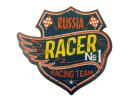 Наклейка на авто "Russia Racer" 863273